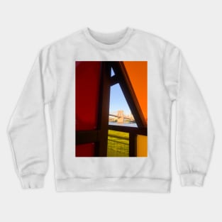 Artsy Brooklyn Bridge Crewneck Sweatshirt